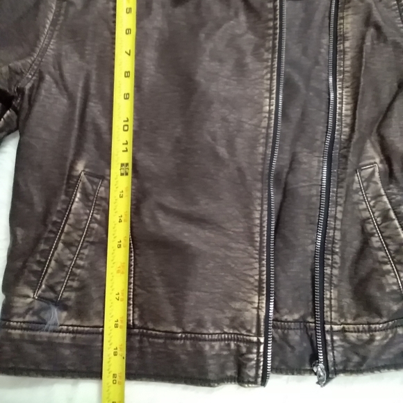 Roxy bronze faux leather moto jacket - Picture 9 of 10